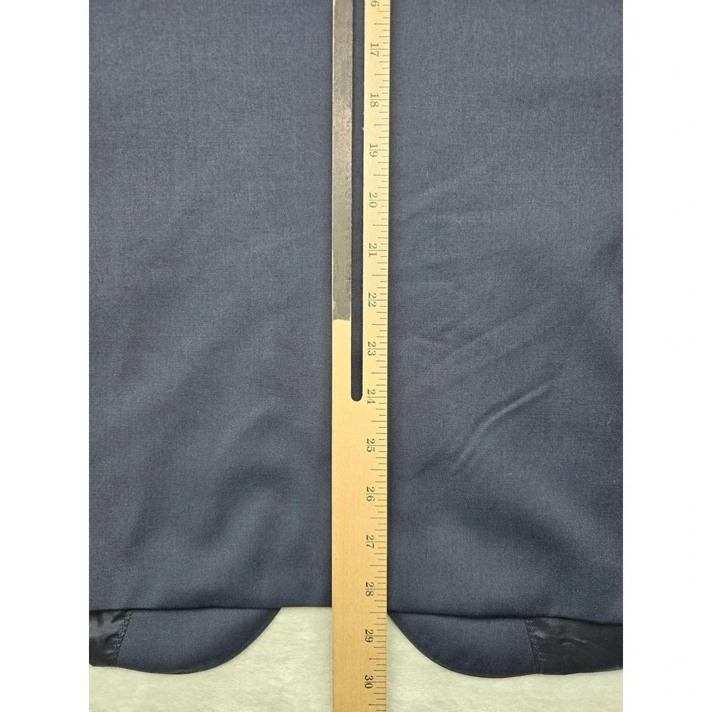 Hugo Boss‎ Blazer Mens 42S Navy Blue Virgin Wool Guabello Super 120 Sport Coat